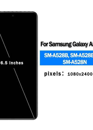 Nuovo Super AMOLED per Samsung A52s 5G Display LCD Touch Screen Digitizer per Samsung A52s 5G A528B A528B/DS A528N Schermo LCD