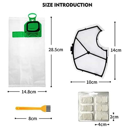 For Kobold Vacuum Cleaner Bag Kit Compatible for Vorwerk Kobold VK140 VK 140 VK150-A