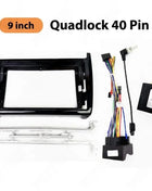 Telaio pannello radio per VW Polo dal 2012 al 2017, adattatore cablaggio, decodificatore CAN Bus, per multimediale Android 16 pin 9
