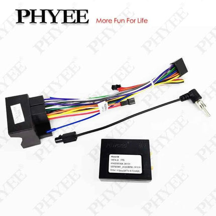 Adattatore per cablaggio radio, decodificatore CAN Bus, cavo Android per auto a 16 pin, per VW Golf, Jetta, Polo, Passat, T-Roc, Octavia, Leon