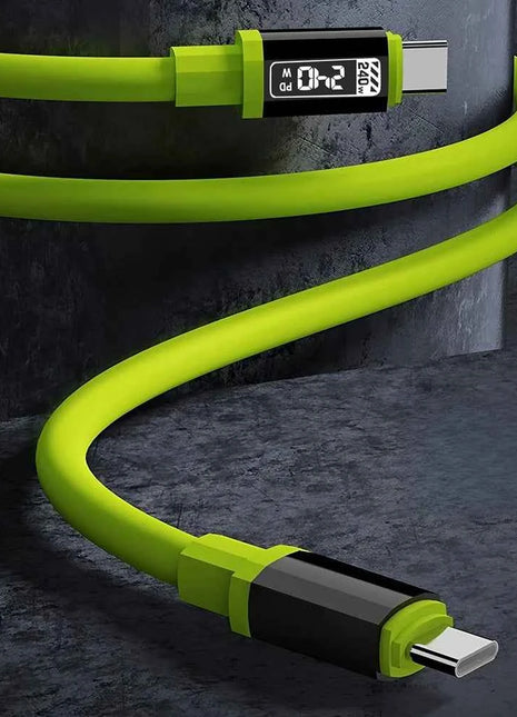 Cavo dati per caricabatterie per telefono a ricarica rapida PD da 240 W USB tipo C per iPhone Samsung Xiaomi Huawei Cavo di ricarica rapida da USB C a USB C