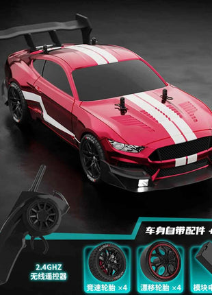 RTR MUSTANG 2.4G Drift Car 1:14 4WD Electric Remote Control Cars High Speed Racing Car RC Racing Car Toys for Children