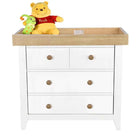 Portable 2 in 1 Nursery Solid Wood Wooden Changing Tray  Diaper Baby Bath Wooden Baby Changing Table With Drawers