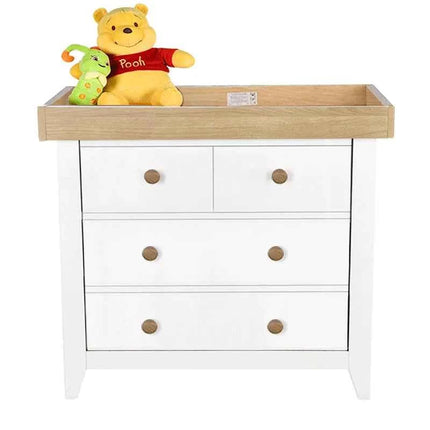 Portable 2 in 1 Nursery Solid Wood Wooden Changing Tray  Diaper Baby Bath Wooden Baby Changing Table With Drawers