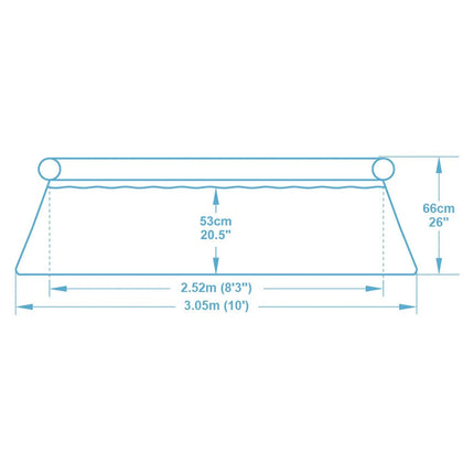 Piscina da Giardino Bestway 57456 305x66 cm