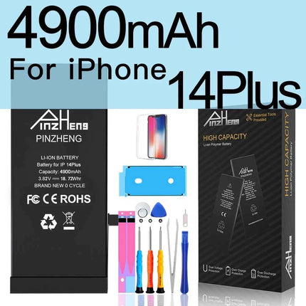 PINZHENG Real High Capacity Battery For iPhone 15 14 Pro Max 15 Pro 14 Pro 15 Plus 14 Plus 15 Pro Max Replacement Batteries