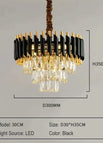 Black Dia30cm / 3 Colors light