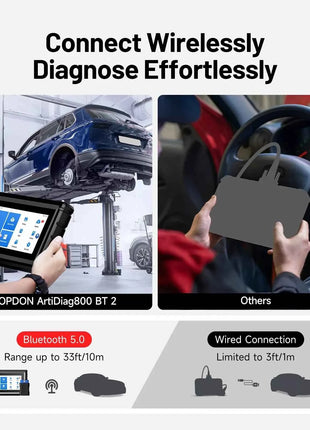 TOPDON Artidiag800 BT 2 Automotive Car Diagnostic Tool Full System OBD2 Scanner 2 Years Free Update Scan Tool VCI Repair Tool