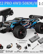 SCY9522PRO Super Brushless Motor Remote Control Car 85 km/h or 50 km/h High-Speed 4WD 1:16 Scale Model Racing Car Boy Toy Gift