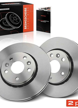 Frankberg 2x Disco Freno Anteriore Sinistro e Destro per Mercedes-Benz W415 Renault Kangoo KW0/1 1.2L 1.5L dal 2002 7701209839