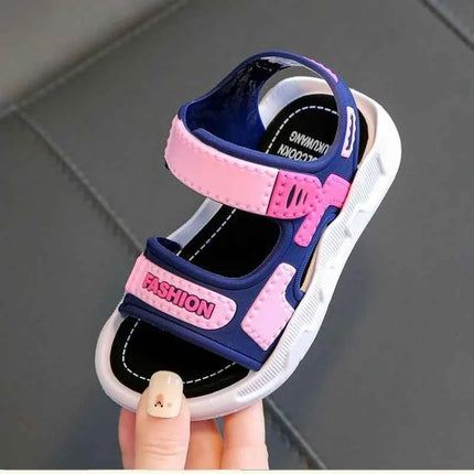 Sandali per bambini alla moda Scarpe per bambini Ragazzo Suola morbida antiscivolo Sandali per ragazze dei ragazzi Scarpe per bambini da spiaggia estiva 2-10 anni