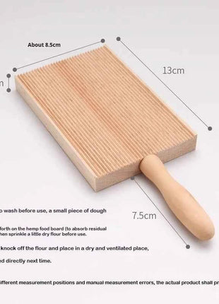Wooden Butter Table and Popsicles Wooden Garganelli Board Natural Wood Practical Pasta Gnocchi Macaroni Board Making Handmade