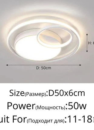 Lampada da soffitto a LED nordica Luci da soggiorno moderne Decorazione d'interni per la casa Camera da letto per bambini Sala da pranzo Lampade a sospensione a soffitto