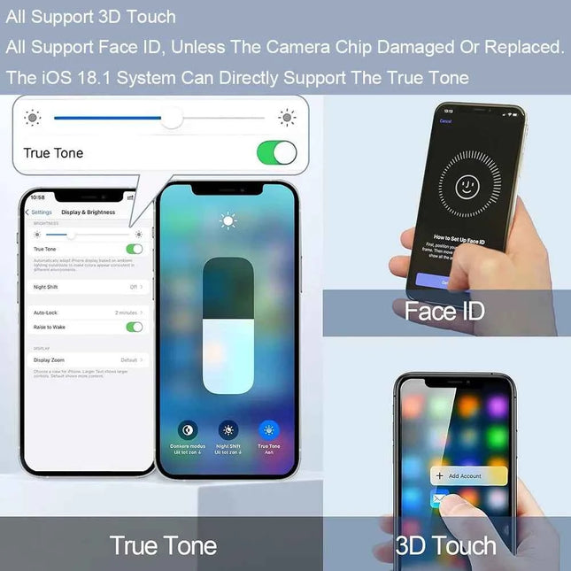 PINZHENG Schermo di alta qualità INCELL LCD OLED per iPhone 14 Pro 15 Plus 13 Pro Max Display per sostituzione iPhone con strumenti