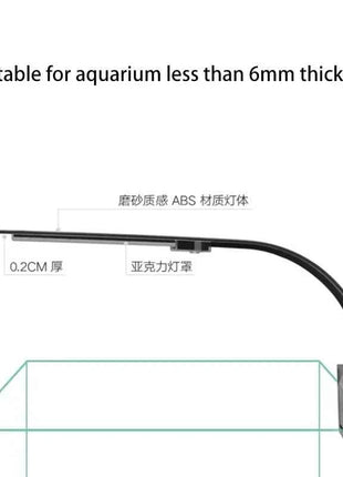 LED Aquarium Light Lighting plants Grow Light 5W/10W Aquatic Plant Lighting Waterproof Clip-on Lamp For Fish Tank