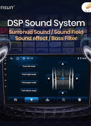 Junsun 7 9 10 inch Universal CarPlay Android Auto Car Radio For VW Fiat Renault Nissan Hyundai GPS Multimedia autoradio Stereo