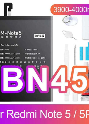 NOHON Battery for Xiaomi Redmi Note 13 12 11 10 Pro 9 8 7 6 5 4 11S 10S 9S Batteries BN5P BN53 BN46 BN45 BN5D BP47 BP4K BM5T