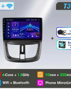 Android Wireless Carplay Car Radio for Peugeot 207 CC 207CC 2006-2015 Multimedia Player 2Din Navigation Stereo Head Unit Auto