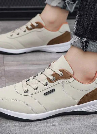 New Men Shoes Spring Autumn Waterproof Walking Sneakers Leisure Male Leather Sports Shoes Non-Slip Footwear Tennis for Men