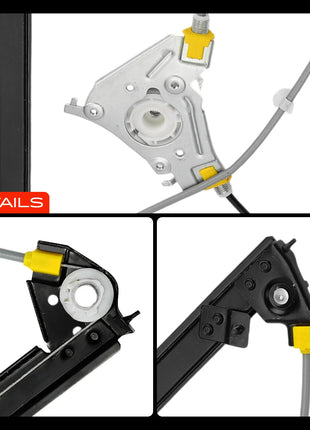 Regolatore Finestrino Anteriore Sinistro Frankberg 1x per KIA Cee'D Hatchback ED 2006–2012, Cee'D SW ED Wagon 2007–2012, 850760