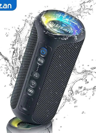Altoparlante Bluetooth portatile Ortizan X8 Pro, suono potente da 40 W e bassi migliorati, impermeabile IPX7, accoppiamento TWS, luci RGB, ingresso TF/AUX, altoparlanti wireless Bluetooth 5.3 per casa, esterni