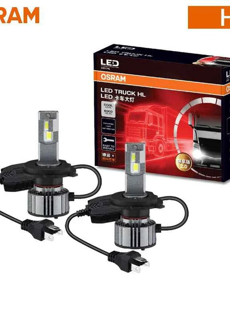 OSRAM 24V LED ZX2.0 Truck Headlight H1 H4 H7 110W 8000LM Super Power Light 6000K Cool White Upgrade Replace Bright High Low Beam