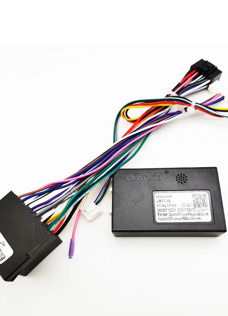 Cablaggio Mini-ISO Decodificatore CAN BUS, ritenzione SWC, cavo Android Plug and Play a 16 pin, per Renault Clio MK3 Duster 2010-2014