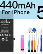 PINZHENG Real High Capacity Battery For iPhone 5S SE 6 6S 7 8 Plus X Xr Xs Max Phone Replacement Bateria Warranty One Year