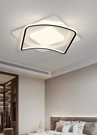 Luci da soggiorno nordiche Telecomando Lampada da soffitto moderna semplice a LED Camera da letto Camera dei bambini Lustre Decorazioni per la casa Sala da pranzo Luci per interni