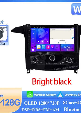 Car Radio Carplay Android 16 For Ford S Max S-MAX 2006-2015 For Ford Galaxy 2014 Bright black Auto Stereo Multimedia Player DPS