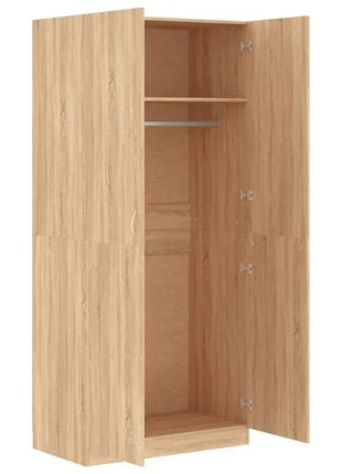 Armadio, colore rovere sonoma, 90x52x200 cm