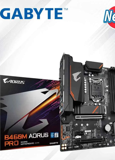 New Gigabyte B460M AORUS PRO motherboard DDR4 128GB PCI-E 3.0 M.2 HDMI-compatible Display 1200 Micro ATX