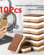Spugne Cucina 3 Strati con Alga Marina - Set 2-20 Pezzi