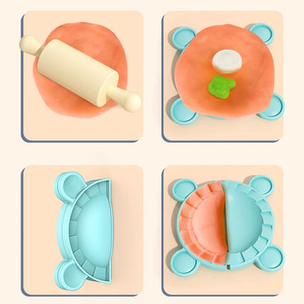 Plastilina fai da te per bambini che modellano set da forno in argilla polimerica Mat Candy Cake Kitchen Pretend Play Toy Girl Kid Birthday Gift