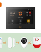 Staniot 7-inch HD Wireless WiFi 4G Alarm System Tuya Smart Home Security Protection works with Alexa Google APP Remote Control, Built-in 115dB Siren and 5000mAh Battery