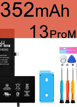PINZHENG Real High Capacity Battery For iPhone X XR XS Max 12 13 Mini Pro Max 11 Pro Max Replacement Bateria Warranty One Year