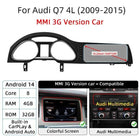 Android 14 Auto Radio CarPlay For Audi A6 C6 4f  For Audi Q7 4L 2005-2015 MMI 2G 3G GPS Car Multimedia Player Navi Stereo DSP