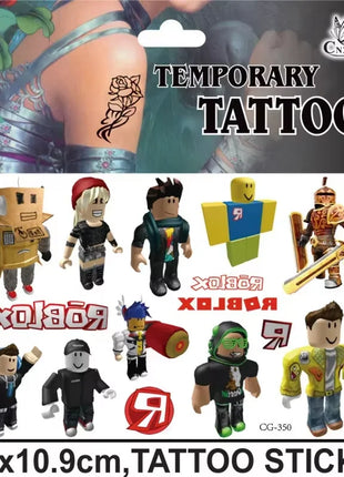 Set di Favori per Feste di Compleanno a Tema Roblox - Braccialetti Slap, Timbri e Adesivi per Bambini, Riempitivi per Sacchetti Regalo e Decorazioni per Feste
