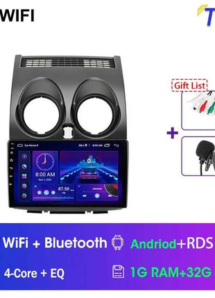 Srnubi Android Qualcomm 8 Core Carplay Auto Stereo For Nissan Qashqai J10 2006 - 2013 Carplay 4G GPS Wifi Car Multimedia