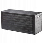 KADAX Garden Box Balcony Box 280L For Garden Balcony Terrace Brown