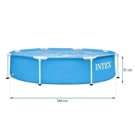 Piscina con supporto da giardino 244x51 cm 5 in 1 INTEX 28205