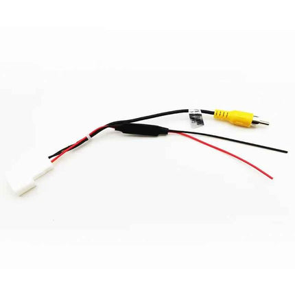 Cablaggio ingresso telecamera retromarcia a 4 pin, spina RCA, per Toyota Corolla, Camry, RAV4, Highlander, schermo originale Prado