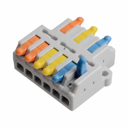5/10PCS Universale Compatto Cavo Connettore Splitter Rapido Cavo Elettrico Morsettiera Per 28-12AWG Piccolo Connettore di Cablaggio