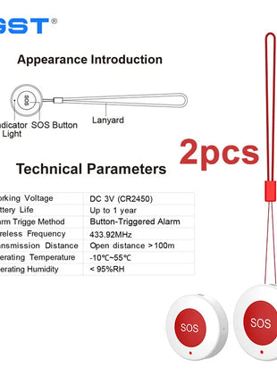 PGST residenziale Tuya Smart 4G Wifi Sistema di allarme per la casa Allarme di sicurezza wireless Casa Smart Life App Controllo funziona con ALexa