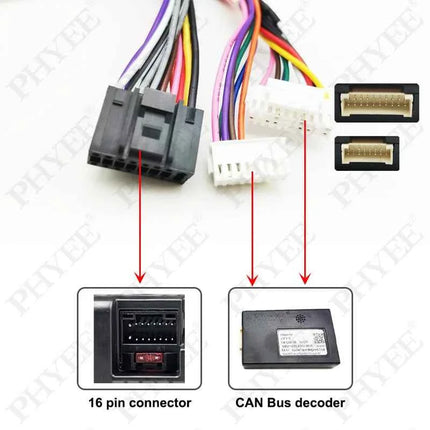 Decoder CAN Bus 20Pin 32Pin, con Ritenzione SWC, P&P 16Pin Android, per Renault Clio 4 Kadjar Sandero 3 Dacia Logan 3 15-22
