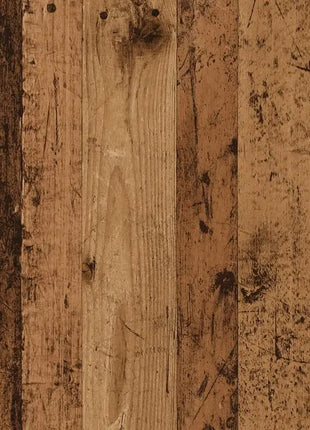 Armadio in legno vintage 30x50x200 cm in legno ingegnerizzato, effetto legno antico