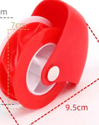 Pizza Cutter Roller Knife Plastic Manual Twist Wheel Baking Tool Kitchen Pasta Cutting Wheel Roller Home Pasta Cutter