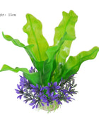 Artificial Aquarium Decor Plants Water Weeds Ornament Aquatic Fish Tank Simulation Grass Flower Decoration Accessories