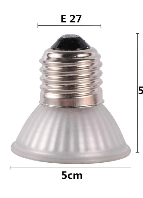 25/50/75W UVA+UVB 3.0 Reptile Lamp Bulb Turtle Basking UV Light Bulbs Heating Lamp Amphibians Lizards Temperature Controller 1Pc