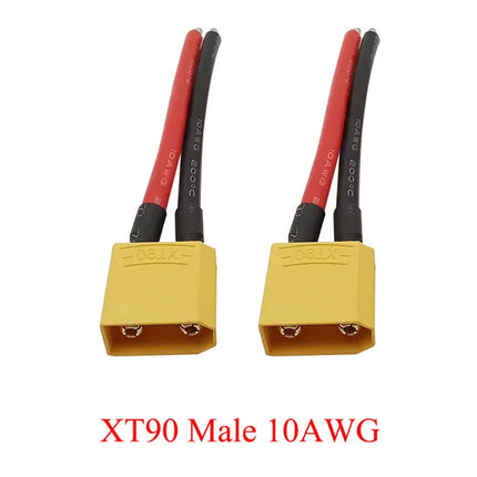XT30 XTR30U XT60 XT60H XT90 Connettore maschio e femmina con cavo in silicone 10AWG/12AWG/16AWG/18AWG 100mm per cavo batteria RC